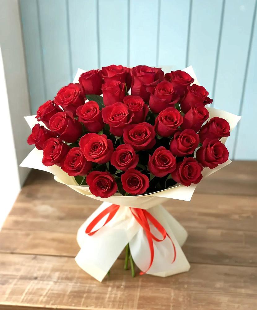 Букет 29 Красных роз в Нижний Кисляй