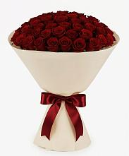 Букет 101 Бордовая роза Блэк Бакарра в Нижний Кисляй