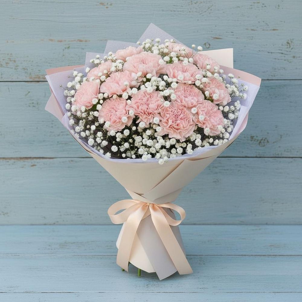 Букет цветов из: Гвоздики в Нижний Кисляй