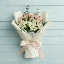 Букет цветов из:  Альстромерии в Нижний Кисляй