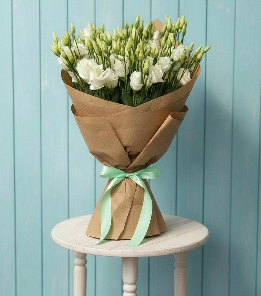 Букет цветов из: Лизиантусы в Нижний Кисляй