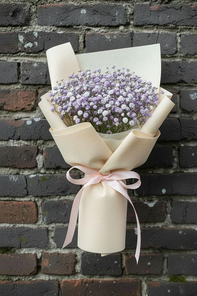 Букет цветов из: Гипсофила в Нижний Кисляй