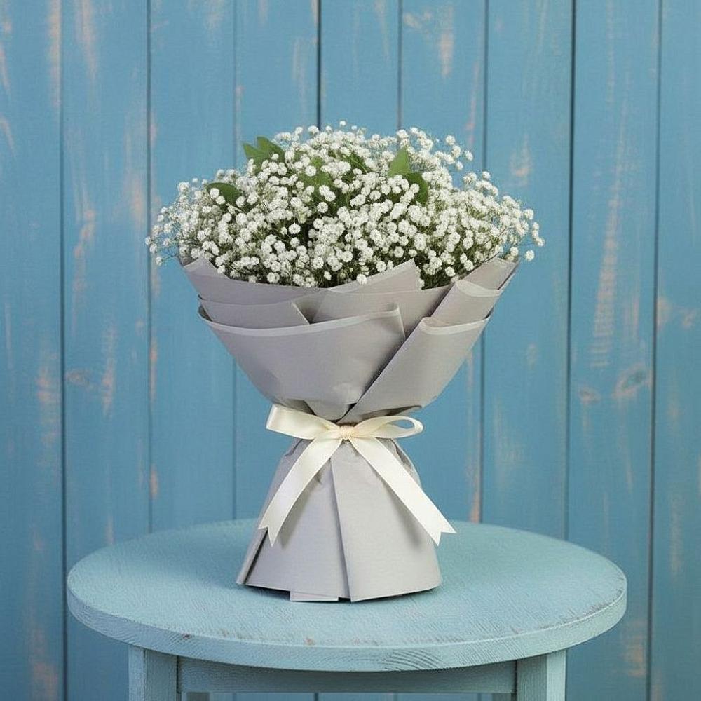 Букет цветов из: Гипсофила в Нижний Кисляй