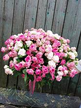 Букет Розовые кустовые розы Натали и Лав Лидия #REPLACE_PRED# Нижний Кисляй