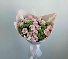 Букет цветов из:  Розы и Хризантемы в Нижний Кисляй