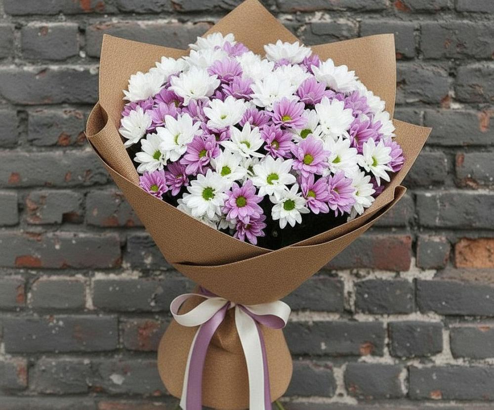 Букет цветов из: Хризантемы в Нижний Кисляй