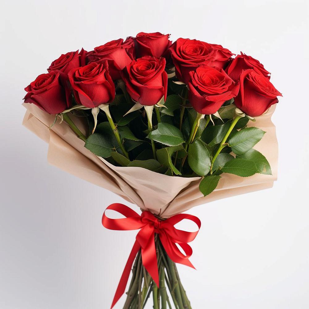 Букет 11 Красных роз Эдлесс Лав в Нижний Кисляй